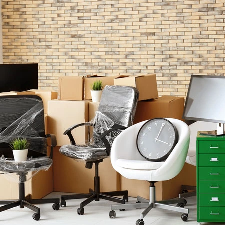 Business relocation team